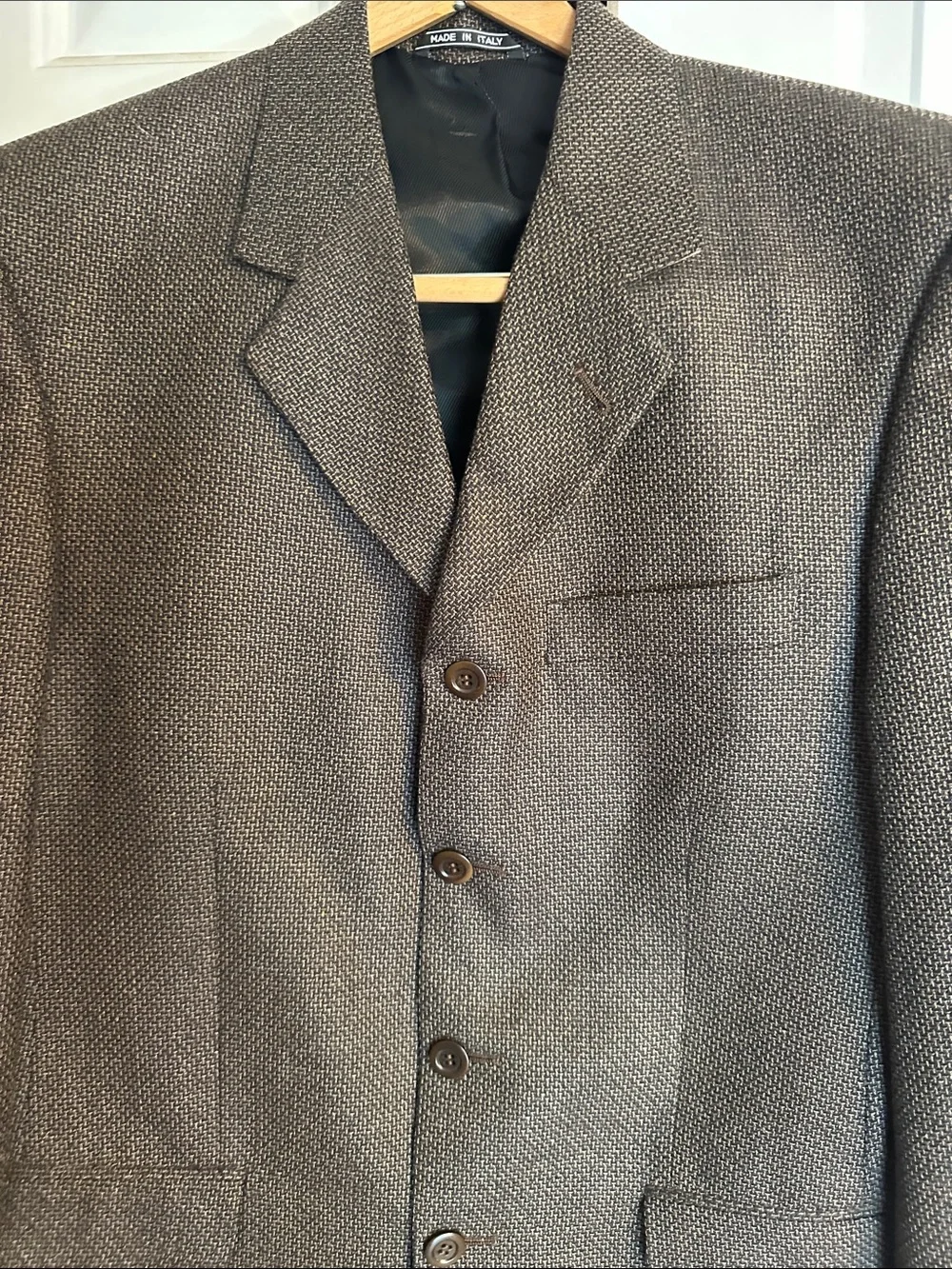 Men's Textured Gray Sport Coat - Classic Tailored Blazer